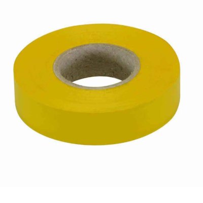 Ruban isolant PVC - scotch jaune 