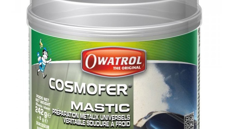 Mastic polyester universel avec durcisseur - Véritable soudure à froid :  COSMOFER