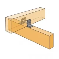 Fixation bois/bois - Type poutre/poutre