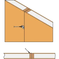 Mise en œuvre entre panneaux bois : insérer la vis SDW