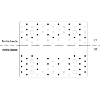 NPB255 - Plan de clouage 5 - Fixation CLT sur CLT