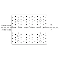 NPB255 - Plan de clouage 4 - Fixation CLT sur CLT