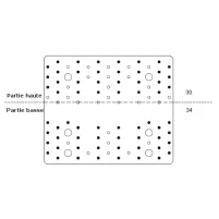 NPB255 - Plan de clouage 6 - Fixation CLT sur CLT