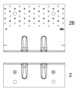 ABR255SO / Clouage partiel 4 - Connexion CLT sur béton avec lisse jusqu’à 100 mm