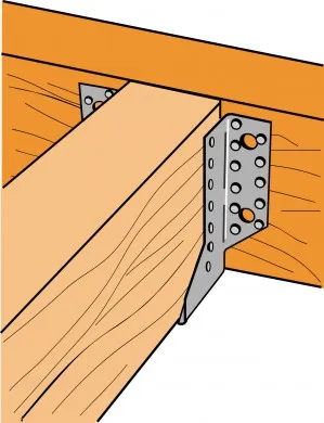 Fixation poutre/poutre