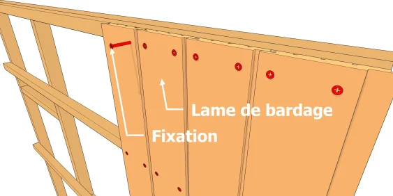  Bardage à pose verticale