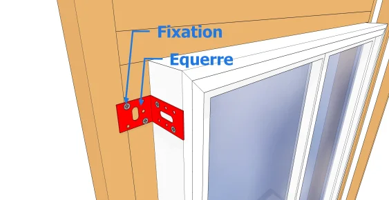 Fixation des menuiseries